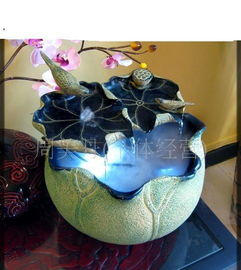 匠心品質(zhì) 小額批發(fā)樹脂噴泉流水工藝品，打造中式裝飾新境界